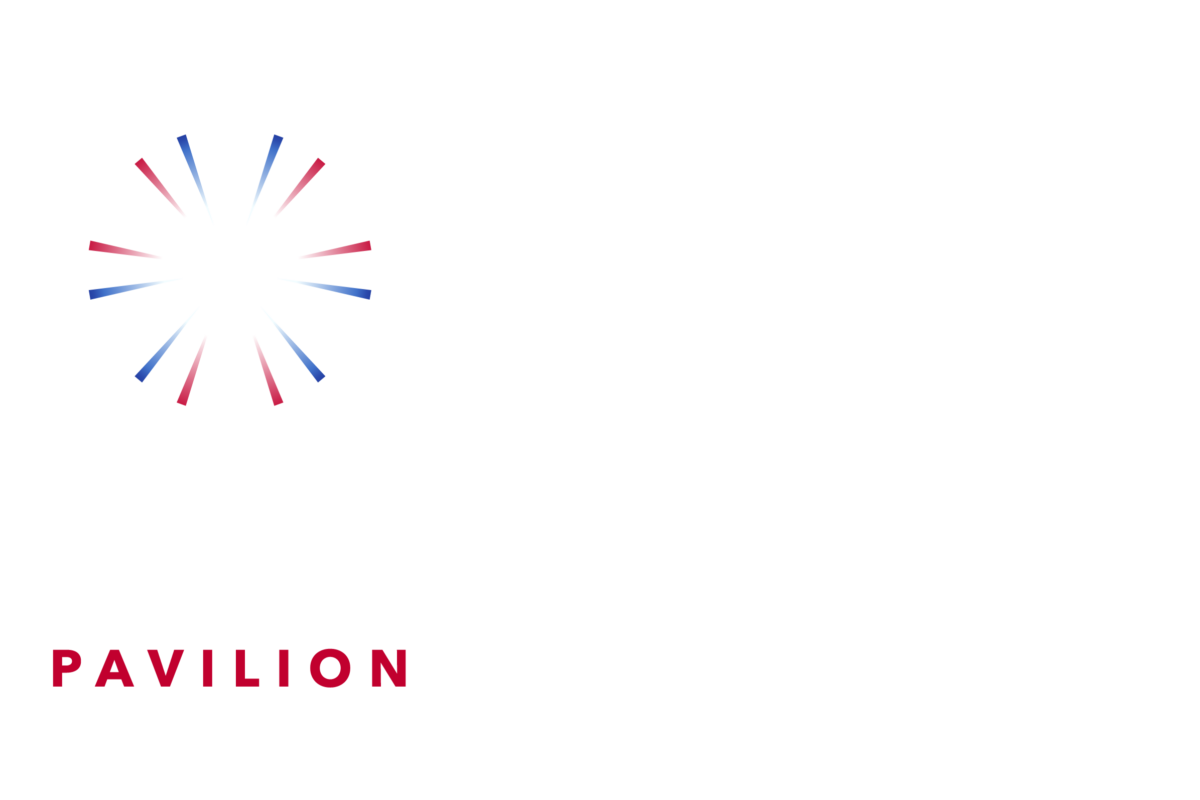 USA Pavilion Logo and COming Soon Text Image
